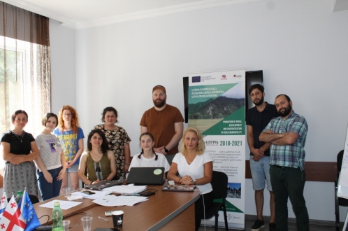 With the EU support trainings on Digital Marketing was organized for the winners of the second round of Rural Development grant competition in Khulo municipality